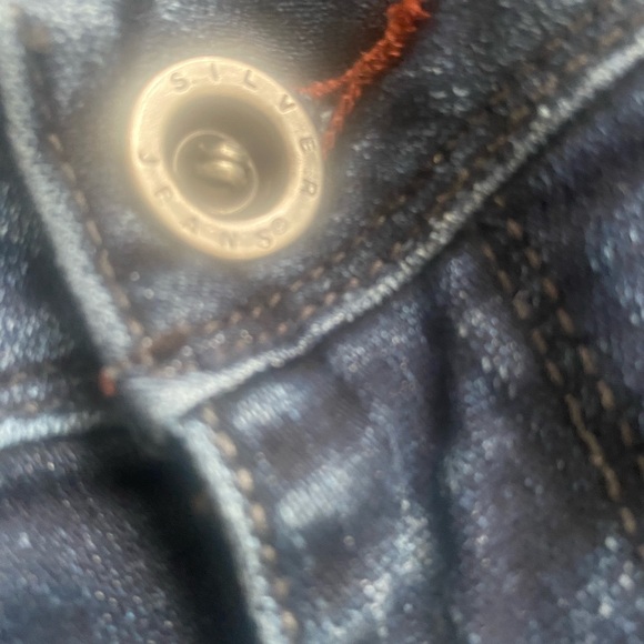 VGC 8/10 Vintage Silver dark denim women’s jeans in Size 27!!! - Picture 6 of 7